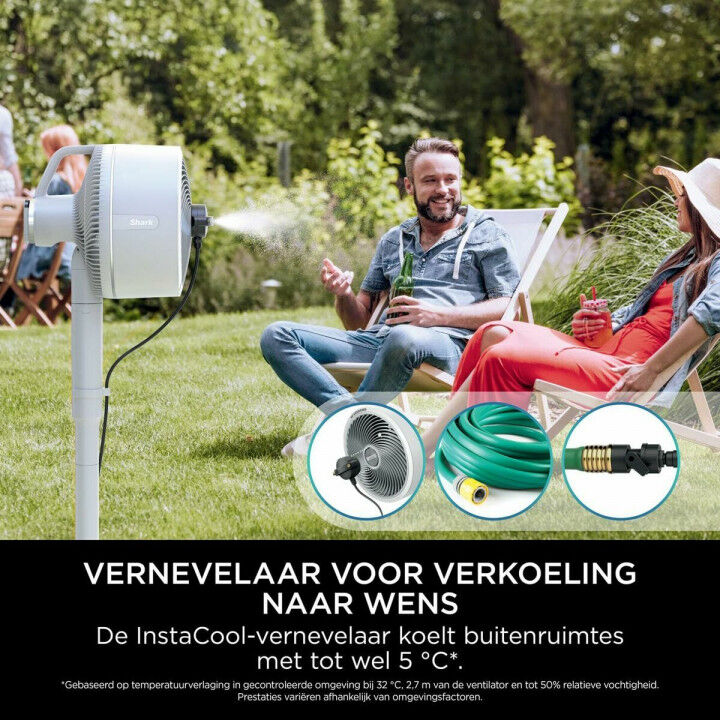 Freistehender Ventilator Shark Weiß