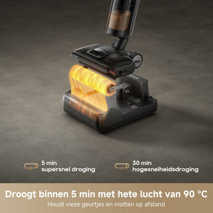 Dreame Stick Vacuum H12 Pro FlexReach 400 W Self-Cleaning Battery Black