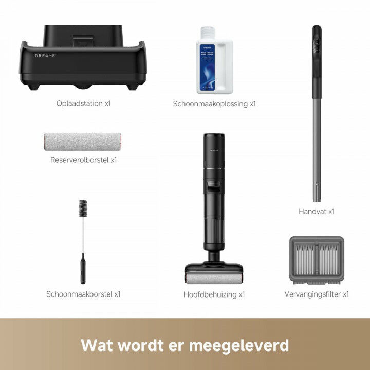 Dreame Steelstofzuiger H12 Pro FlexReach 400 W accu zelfreinigend zwart