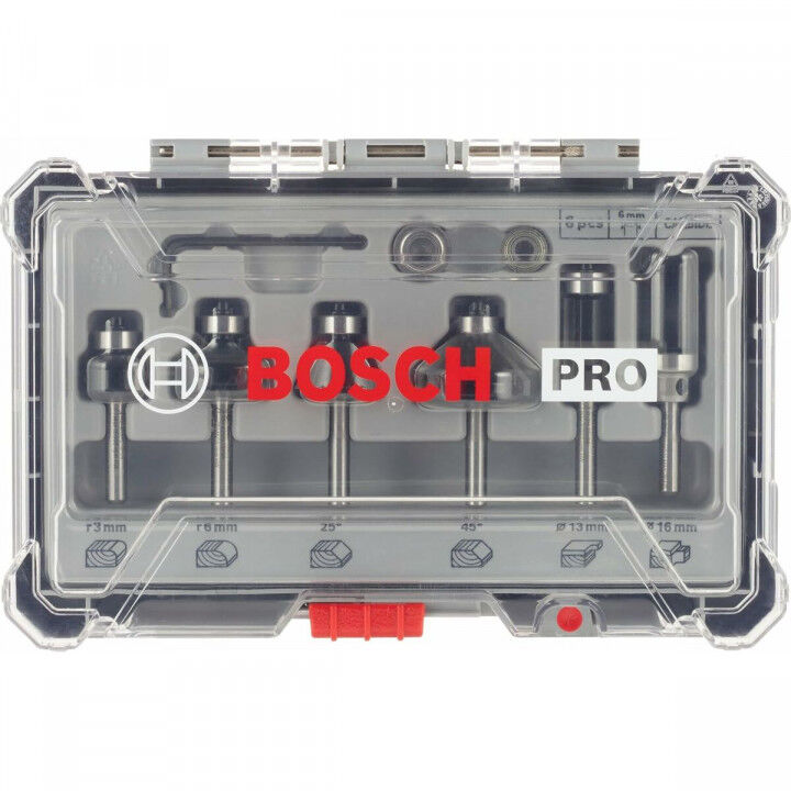 Mehrzweck-Fräser-Set BOSCH 6 mm 6 Stücke