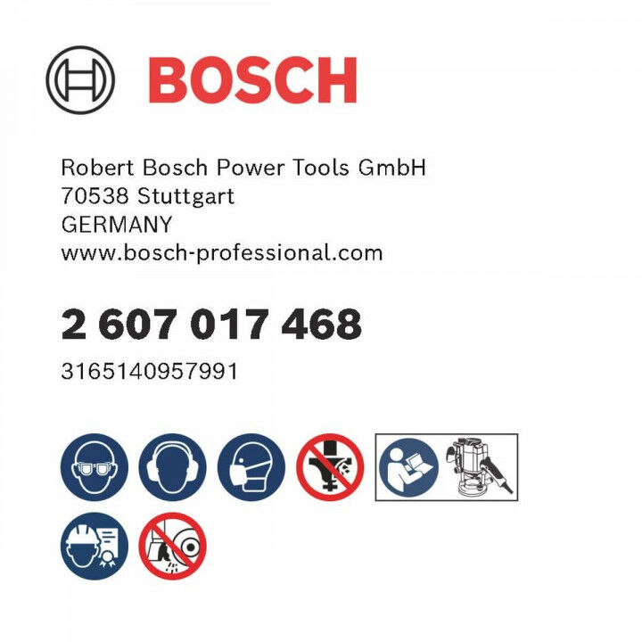 Multifunctionele frezenset BOSCH 6 mm 6 Onderdelen