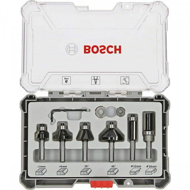 Set di frese multiuso BOSCH 6 mm 6 Pezzi