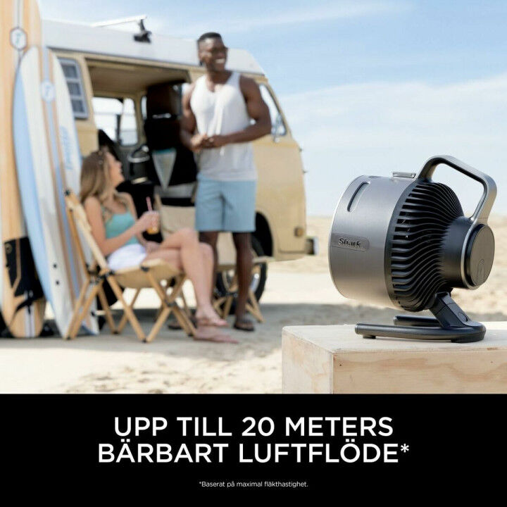 Table Fan Shark Grey