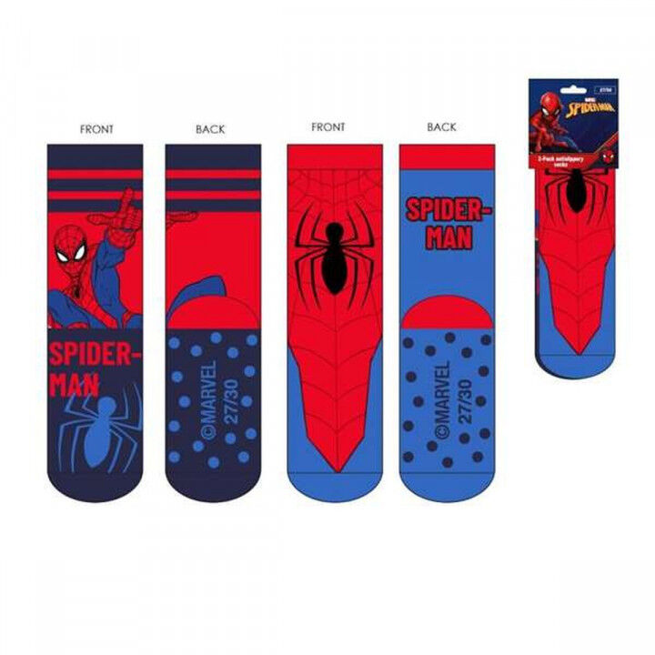 Chaussettes Antidérapantes Spider-Man Multicouleur