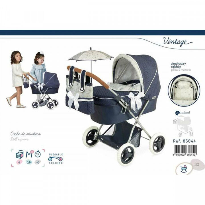 Poppenwagen Decuevas Vintage 38 x 65 x 60 cm