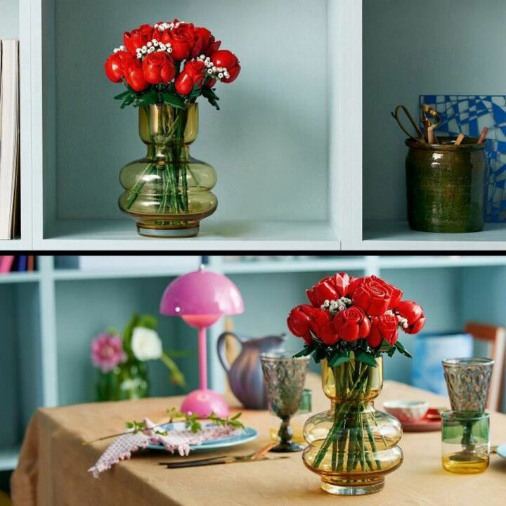 Set di Costruzioni Lego 10328 Bouquet of Roses Multicolore 822 Pezzi