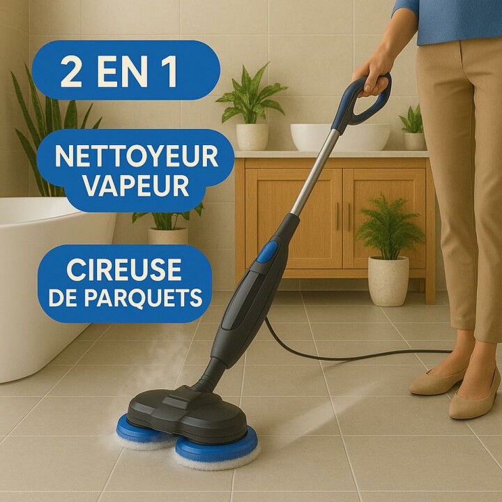 Nettoyeur vapeur EZIclean STEAM WAVE 360 1200 W