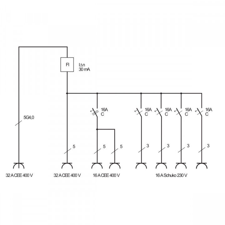 Energiedistributeur Brennenstuhl 1154900021 230 V