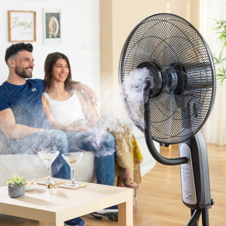 Ventilatore Nebulizzatore da Terra con Telecomando InnovaGoods Nero 90 W 2,8 L (Ricondizionati B)
