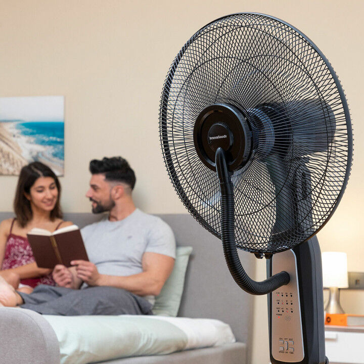 Ventilatore Nebulizzatore da Terra con Telecomando InnovaGoods Nero 90 W 2,8 L (Ricondizionati B)