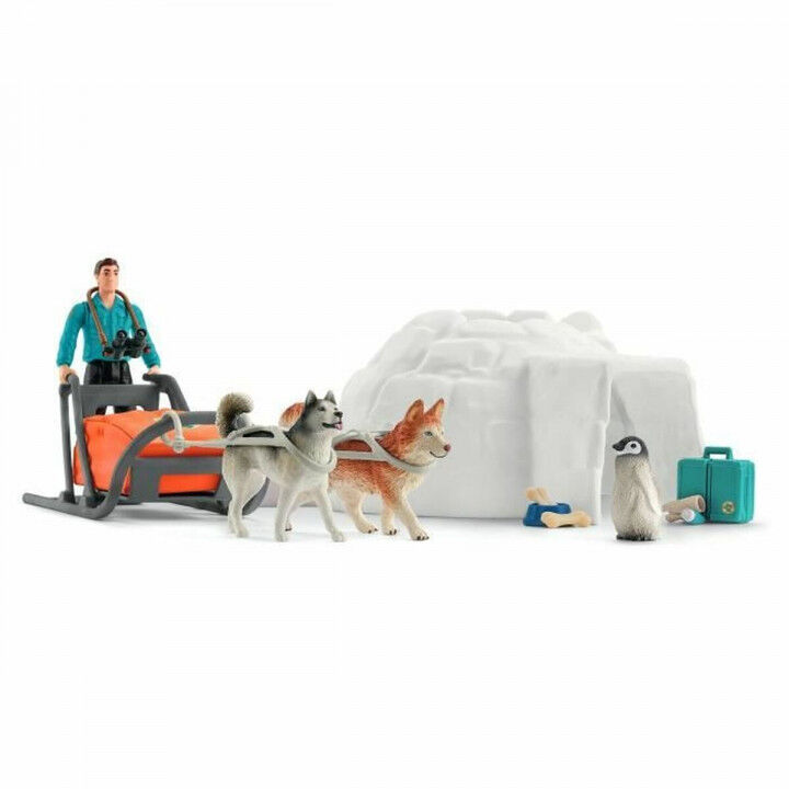Playset Schleich 42558 Wild Life Antarctica Expedition Set 16 Onderdelen 19 Onderdelen