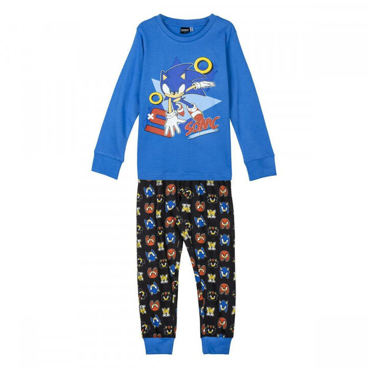 Pyjama Kinderen Sonic Blauw
