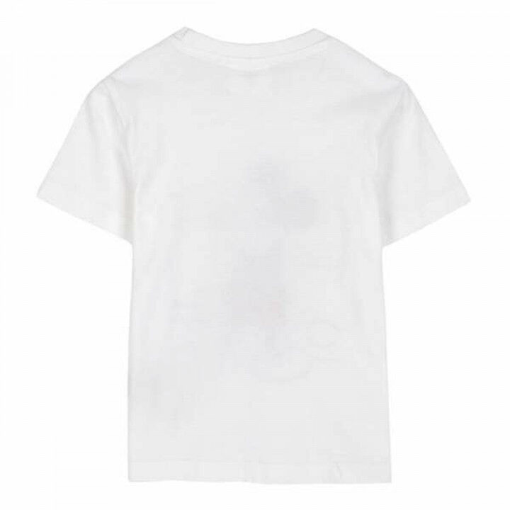 T shirt à manches courtes Enfant Mickey Mouse Blanc