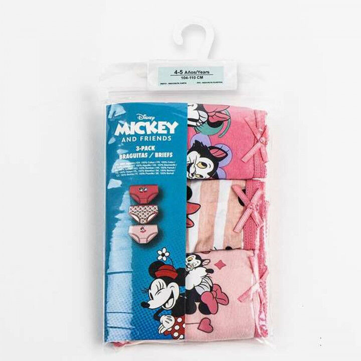 Confezione di Slip da Bambina Minnie Mouse Multicolore