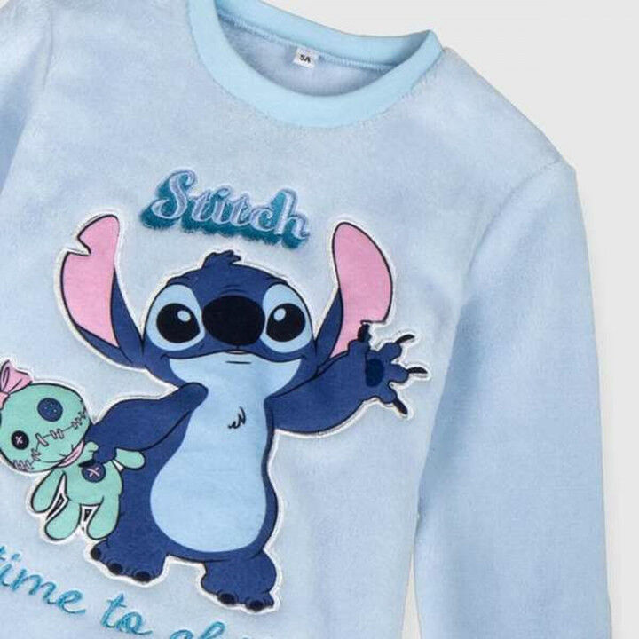 Schlafanzug Für Kinder Stitch Hellblau