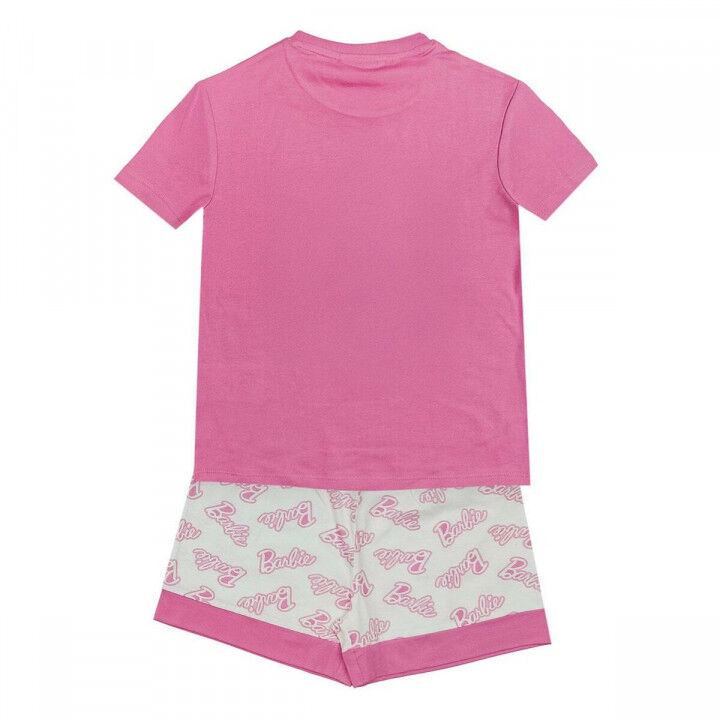 Pijama Infantil Barbie Rosa