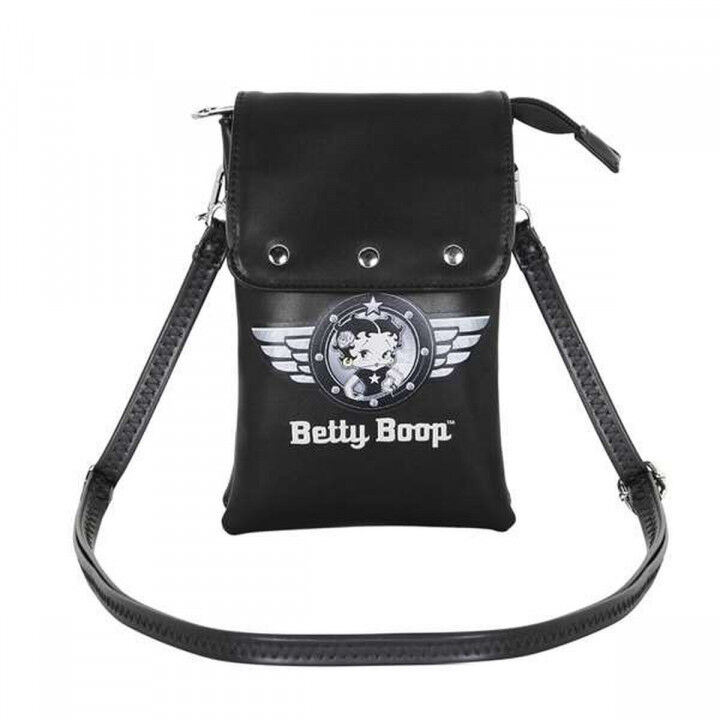 Mobile Tasche Betty Boop Schwarz