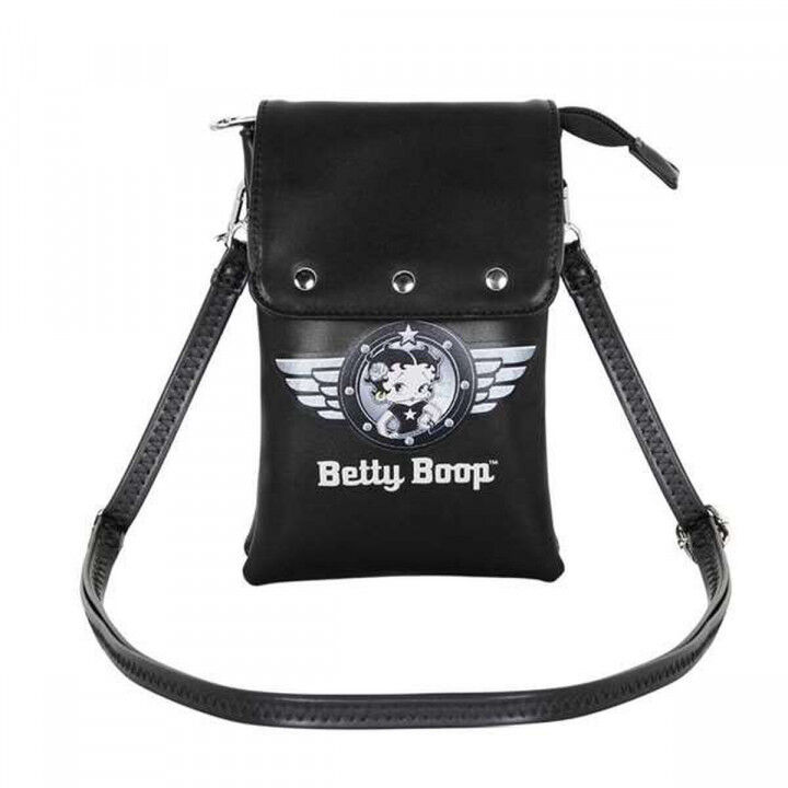 Sac pour téléphone portable Betty Boop Noir