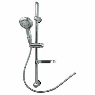 Columna de Ducha Rousseau Gris Chrome Metal