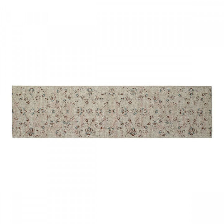 Carpet DKD Home Decor Beige Cotton (60 x 240 x 1 cm)