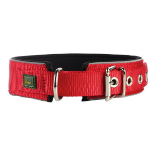 Hondenhalsband Hunter Neoprene Reflect Rood 39-46 cm
