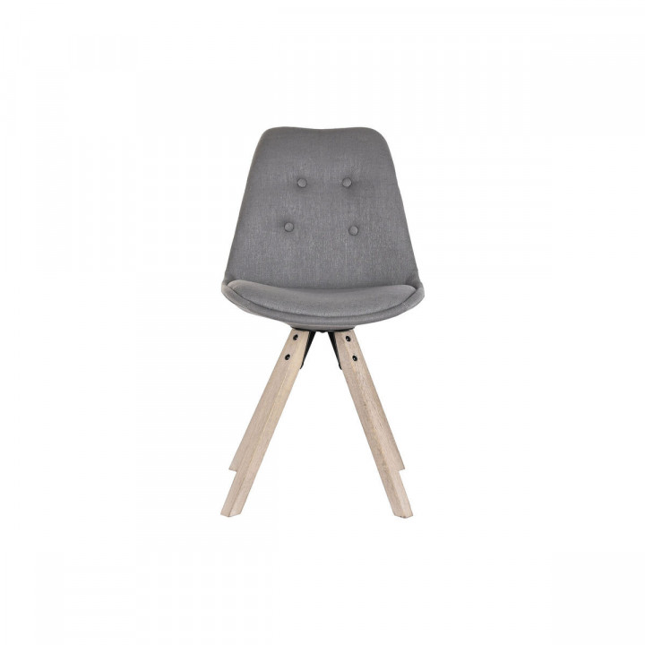 Silla de Comedor DKD Home Decor Gris (Reacondicionado A)