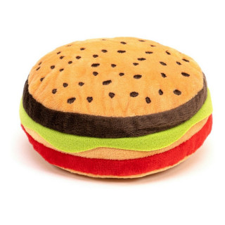 Soft toy for dogs Gloria Hamburdog Multicolour Polyester polypropylene Hamburger 14 x 6 cm