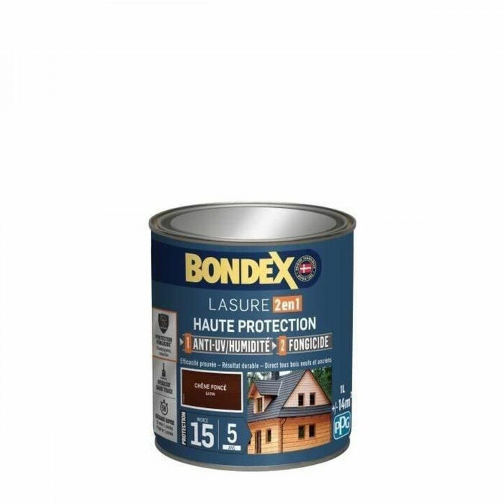Peinture d'Apprêt Bondex Marron Satiné 1 L