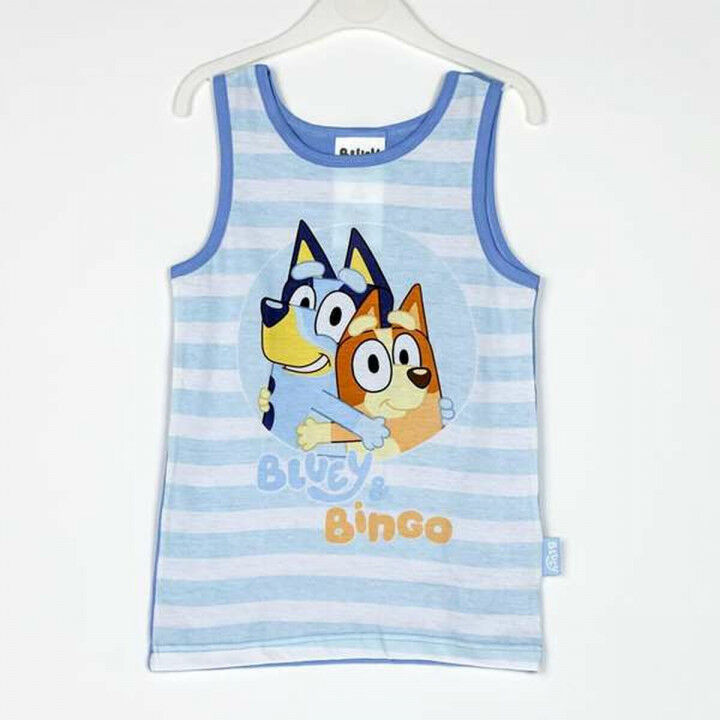 Schlafanzug Für Kinder Bluey Hellblau (4 Jahre)