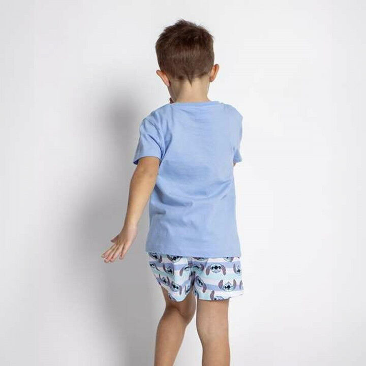 Children's Pyjama Stitch Blue (6 Years)