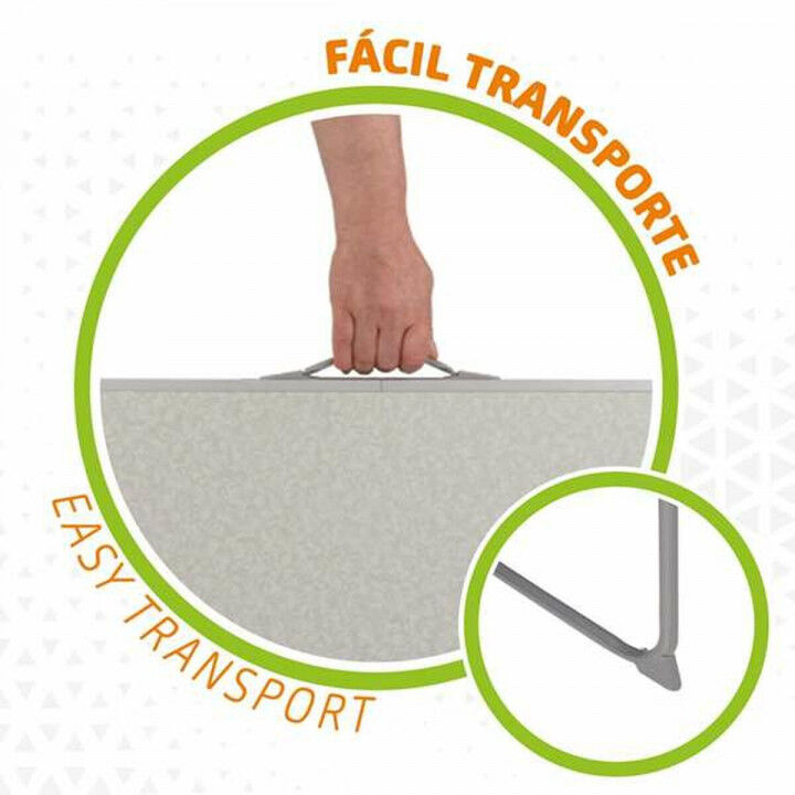 Vouwtafel Aktive Wit Staal Hout MDF 80 x 60 x 70 cm