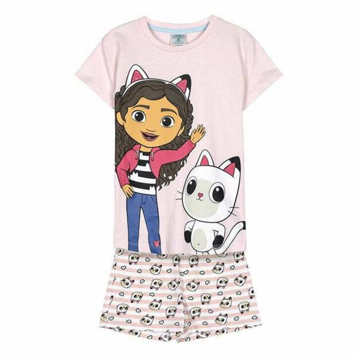 Pyjama Kinderen Gabby's Dollhouse Roze