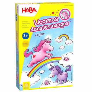 Gioco da Tavolo HABA Unicorns in the clouds 5 x 23 x 16 cm