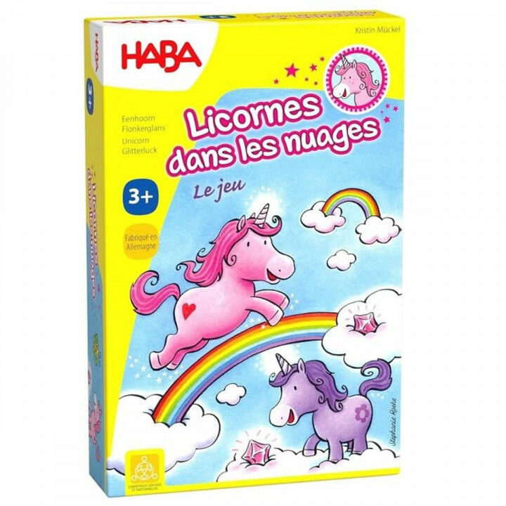 Gioco da Tavolo HABA Unicorns in the clouds 5 x 23 x 16 cm