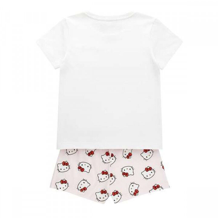 Pijama Infantil Hello Kitty Blanco