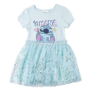 Vestido Stitch Azul claro