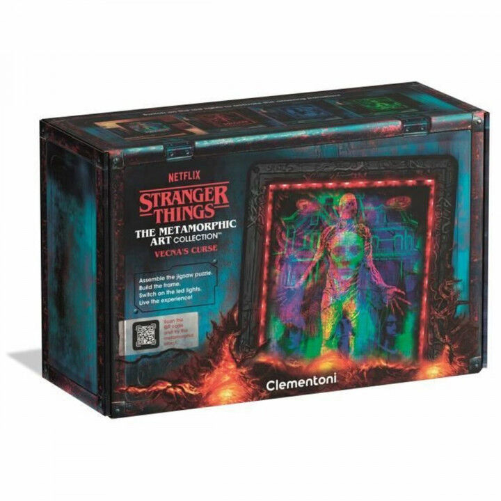 Puzzle Clementoni Stranger Things - Cadre lumineux V2 49 x 36 cm 520 Pièces