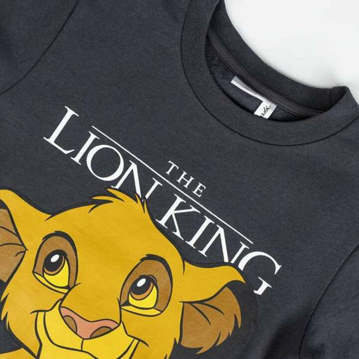 Unisex Sweatshirt without Hood The Lion King Dark grey