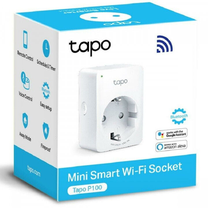 Slim Stopcontact TP-Link Tapo P100 Wi-Fi 220-240 V 10 A