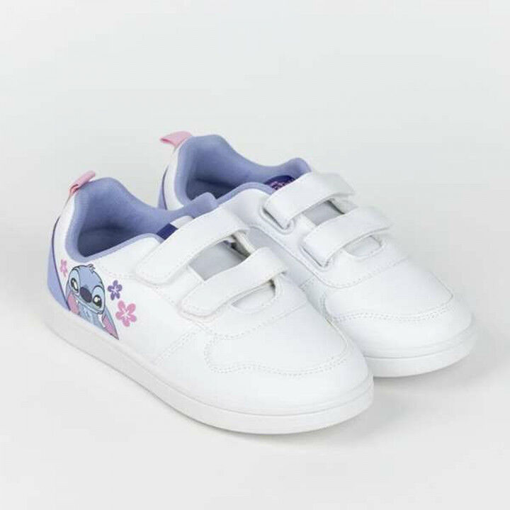 Sports Shoes for Kids Stitch White