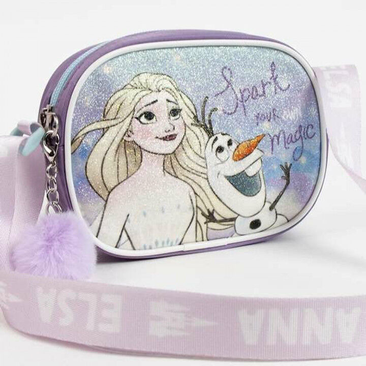 Borsa a Tracolla Frozen Azzurro 14,5 x 10,5 x 4,0 cm