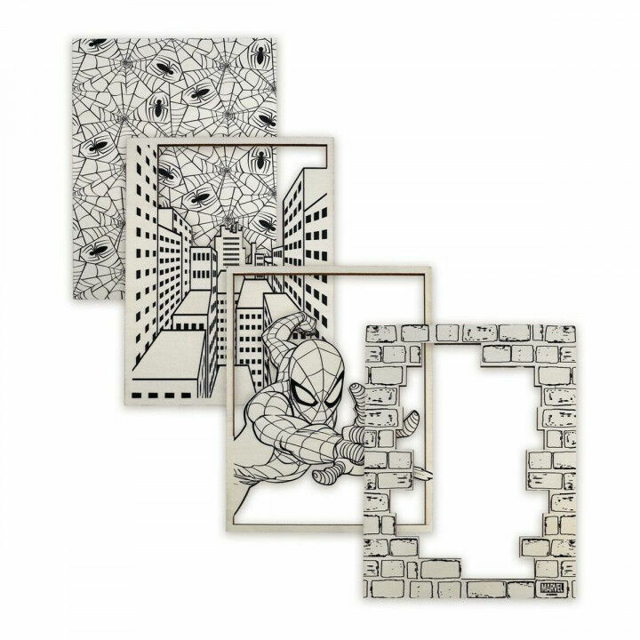 Knutselset Spider-Man Hout