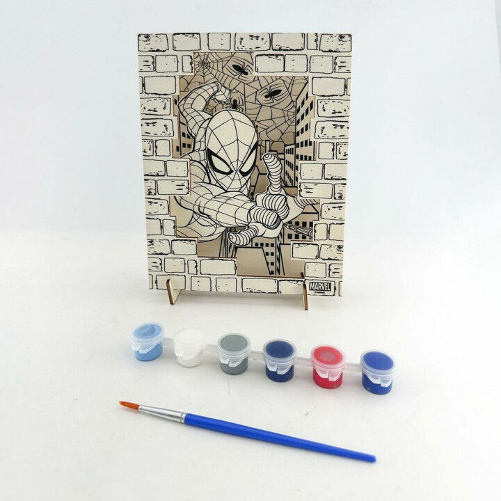 Set Attività Manuali Spider-Man Legno