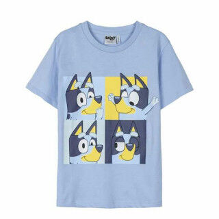 Kurzarm-T-Shirt für Kinder Bluey Hellblau 3 Jahre
