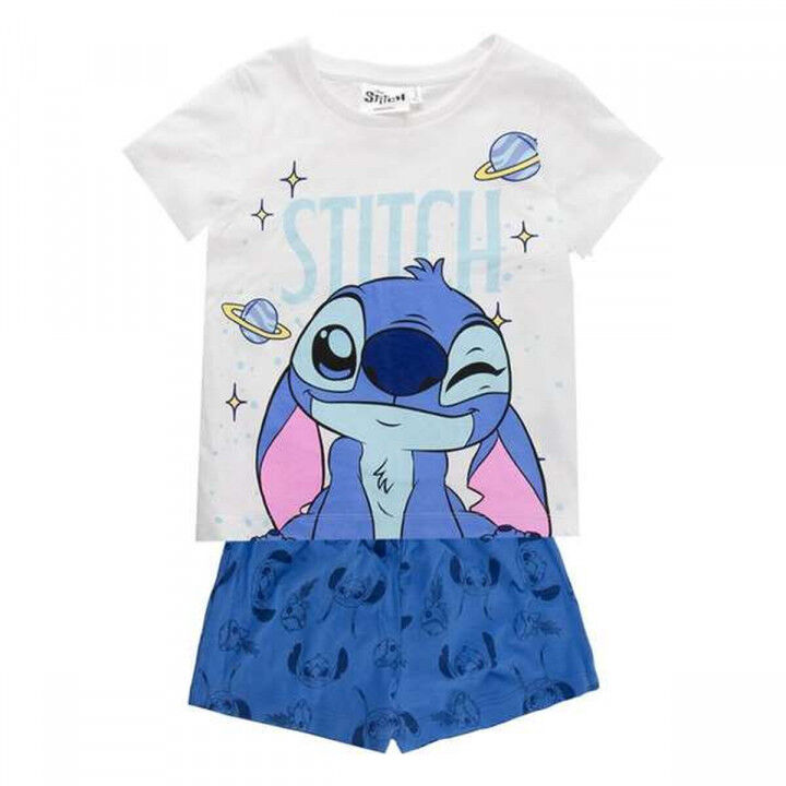 Pijama Infantil Stitch Blanco