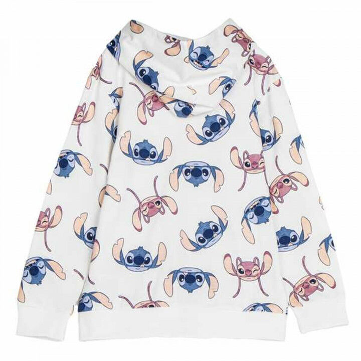 Sweatshirt met Capuchon voor Meisjes Stitch Beige