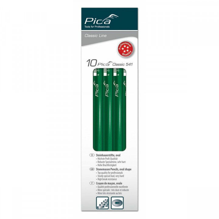 Lápiz de albañil Pica Colgador 10 Piezas