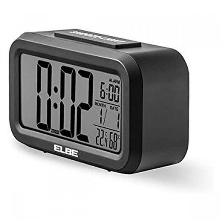 Reloj Despertador ELBE RD-668 Negro 4,4"