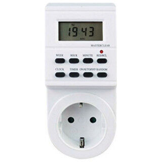 Stekker met digitale timer Silver Electronics 49401