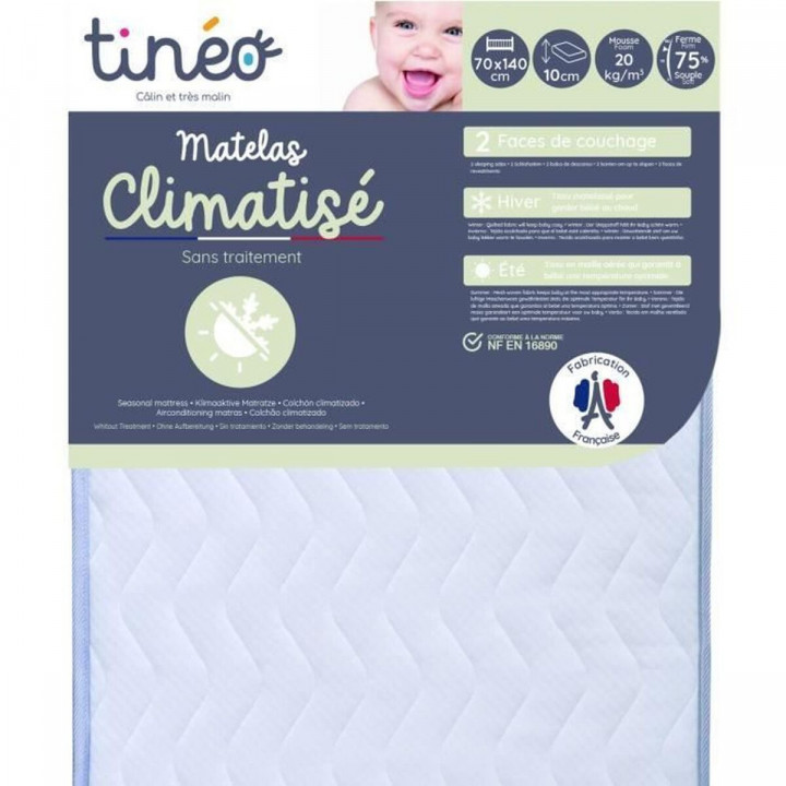 Matras voor kinderbed Tineo 70 x 140 cm